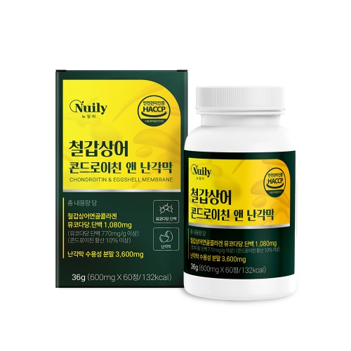 철갑상어 콘드로이친 앤 난각막 600mg x 60정