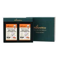 네이처맥스 식물성 아마씨유1100 리놀렌산골드[60캡슐x2박스]