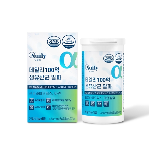 데일리100억생유산균알파 450mgx60캡슐