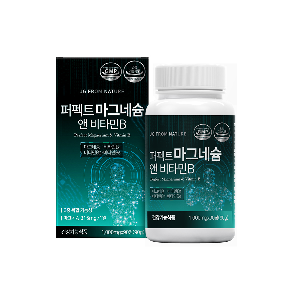 JG 퍼펙트 마그네슘 앤 비타민B 90정
