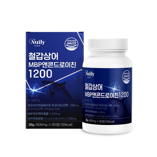뉴일리 철갑상어 MBP앤콘드로이친1200 600mgx60정