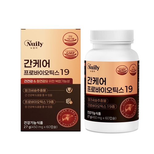 뉴일리 간케어프로바이오틱스19 60캡슐