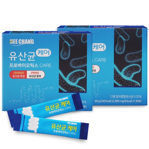 유산균(딸기맛)케어 30포x2박스