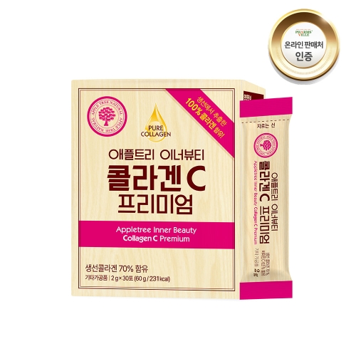 애플트리 이너뷰티 콜라겐C프리미엄 30포