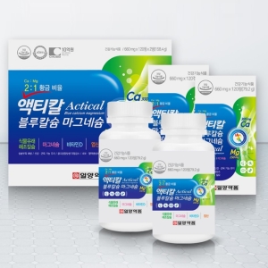 일양 액티칼블루칼슘마그네슘120정x2개(240정)